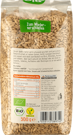 Avena in chicchi interi BIO dmBio