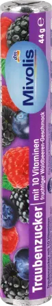 Szőlőcukor 10 vitaminnal, erdei gyümölcs ízű Mivolis