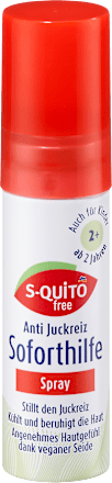 Insektenstich Anti Juckreiz Spray, Soforthilfe  S-QUiTO free
