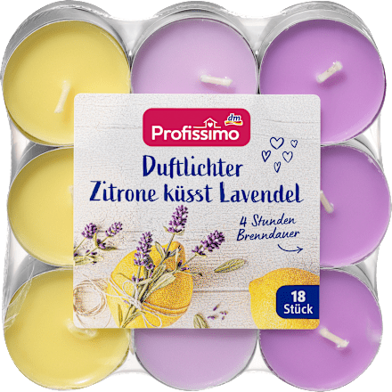 Duftlichter Lavendel küsst Zitrone Alu Profissimo