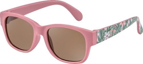 Sonnenbrille Kids rosa mit Blümchenmuster SUNDANCE