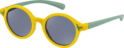 Sonnenbrille Kids gelb mit Dinomotiv SUNDANCE