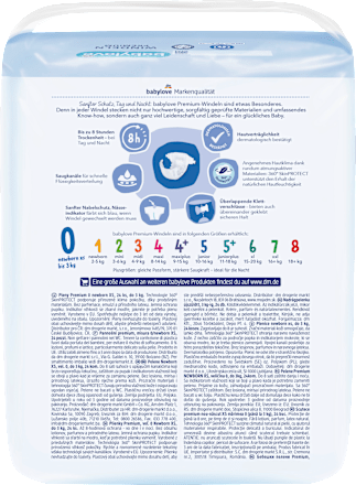 Pelene Newborn XS, vel. 0, do 3 kg babylove