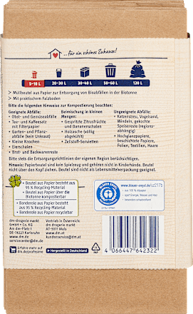 Kompostbeutel nature 10 l Profissimo