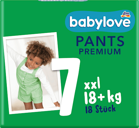 Premium гащички, размер 7 xxl (18+ kg) babylove