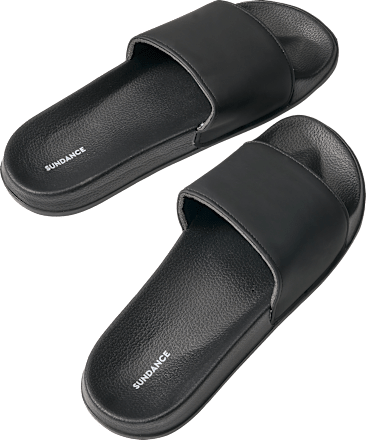 Badepantolette Herren scharz/schwarz Gr. 43 SUNDANCE