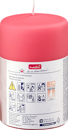 Kerze matt pink  Profissimo