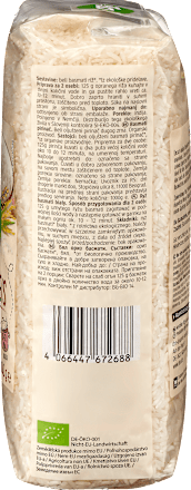Bio basmati rizs, fehér dmBio
