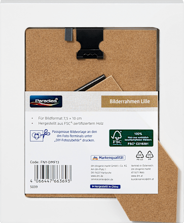 Bilderrahmen Lille 7,5x10 cm Paradies