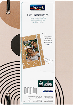 Foto Notizbuch Stay Positive Paradies