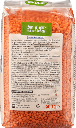 Rote Linsen dmBio