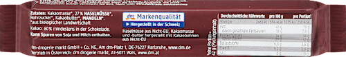 Nussriegel, Zartbitter-Haselnuss dmBio