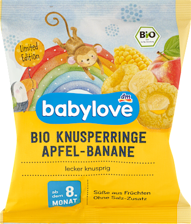 Knusperringe Apfel Banane, ab dem 8. Monat babylove