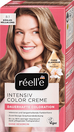 Farba do włosów Intensiv Color Creme 8.1 chłodny jasny blond réell‘e