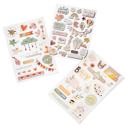 Sticker-Set Baby Paradies