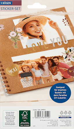 Stickerset Blumen Paradies