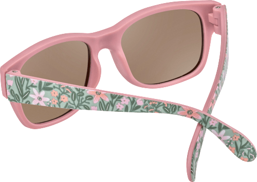 Sonnenbrille Kids rosa mit Blümchenmuster SUNDANCE