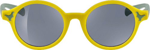 Sonnenbrille Kids gelb mit Dinomotiv SUNDANCE