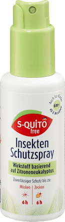 Repelent na báze citrónového eukalyptu S-QUiTO free