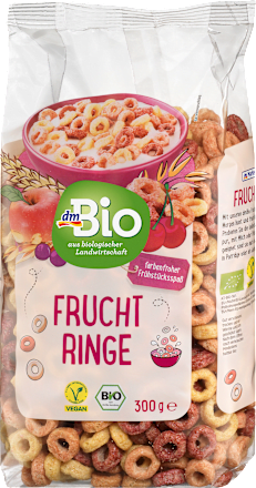 Knuspermüsli, Fruchtringe dmBio