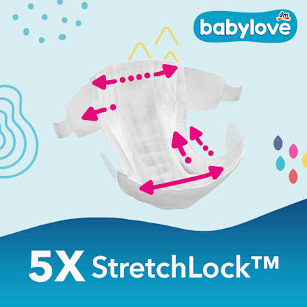 Windeln Premium Gr. 6, XL, 15-20 kg, Monatspack babylove