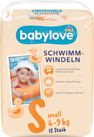 Pannolini nuoto taglia S (4-9 kg) babylove
