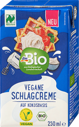 Bio vegán habkrém, kókuszalapú dmBio