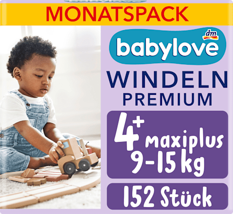 Pelene vel.4+ (9-15kg) - mesečno pakovanje babylove
