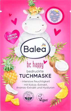 bedruckte Tuchmaske Nilpferd  Balea
