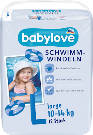 Pieluszki do pływania, rozmiar L babylove