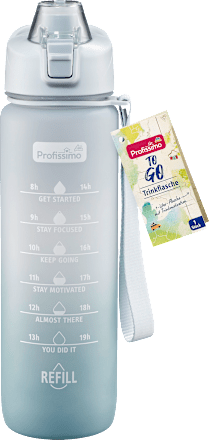 Trinkflasche inkl. Trinkmotivation  Profissimo