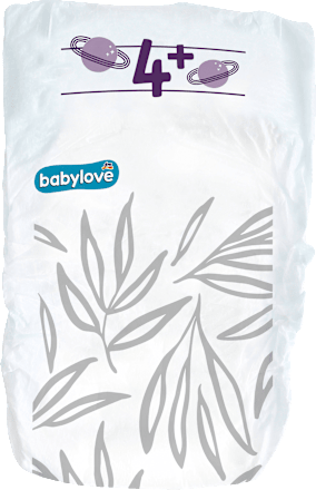 Windeln Premium Gr. 4+ Maxi Plus (9-15 kg), Monatspack babylove