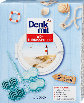 WC-Türkisspüler Sea-Coast Denkmit