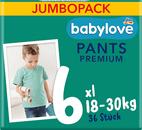 Baby Pants Premium Gr. 6, XL (18-30 kg), Jumbo Pack babylove