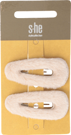 Haarspange rosa mit Fell s-he stylecollection