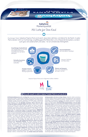 plenkové kalhotky, velikost L Jumbopack babylove