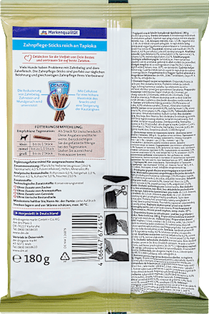 Kausnack Hund, vegane Zahnpflegesticks mit Tapioka Dein Bestes