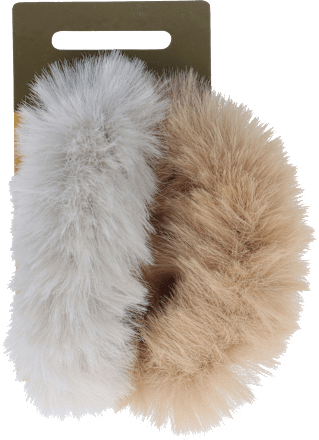 Haargummi-Set mit Fell s-he stylecollection