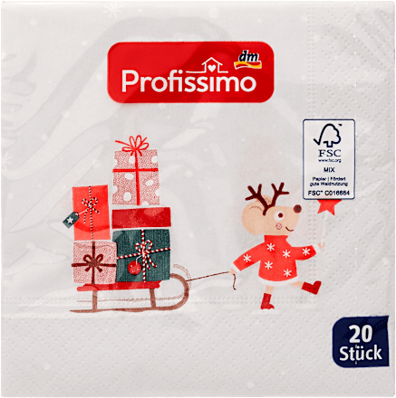 Troslojne salvete sa motivom čarobnog miša Profissimo