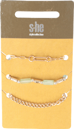 Armband-Set goldfarben s-he stylecollection