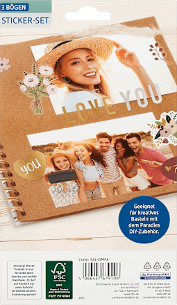 Sticker-Set Baby Paradies