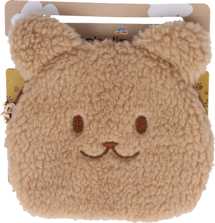 Kindertasche beige mit Teddyfell ebelin