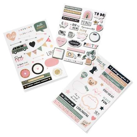 Sticker-Set Trend Paradies