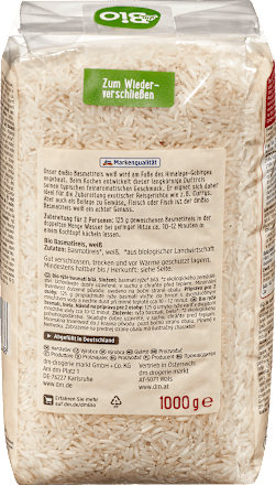 Bio basmati rizs, fehér dmBio