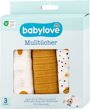 Mulltücher sortiert babylove