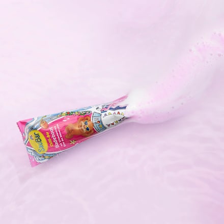 Kinder Badezusatz Chilli-Bär Badeboot pink SauBär