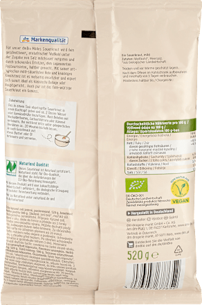 Mildes Sauerkraut dmBio