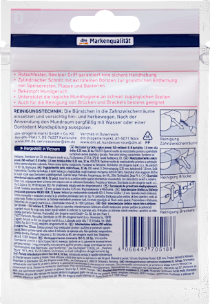 Fogköztiszító kefe, mikrofinom Dontodent