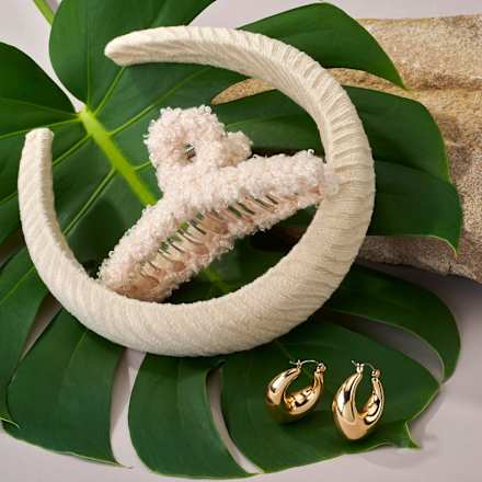 Creolen Tropfenform, Gold-Optik ebelin