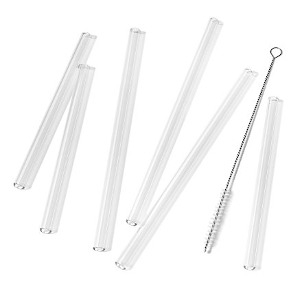 Üveg szívószál tisztítókefével, kétféle méretben Profissimo